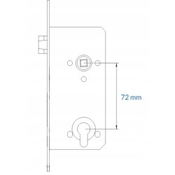 Klamka zamek kodowy mechaniczny