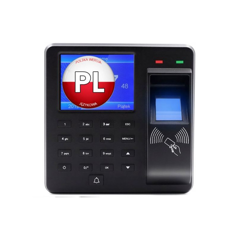 Rejestrator czasu pracy M10 w jęz polskim