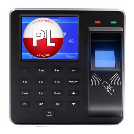 Rejestrator czasu pracy M10 w jęz polskim