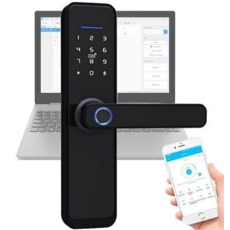 Klamka kodowa karta palec TTLock + wkładka