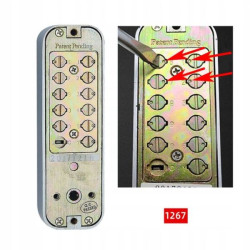 Klamka kodowa mechaniczna dwustronna 85mm