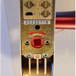 Klamka kodowa mechaniczna dwustronna 85mm