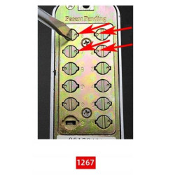 Klamka kodowa mechaniczna dwustronna