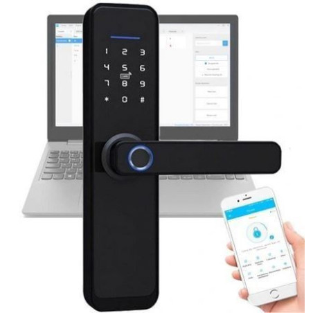 Klamka kodowa karta palec TTLock + wkładka