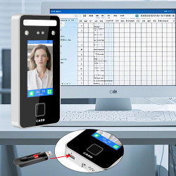 Rejestrator czasu pracy na palec, kartę, twarz