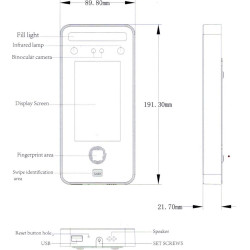 Rejestrator czasu pracy na palec, kartę, twarz